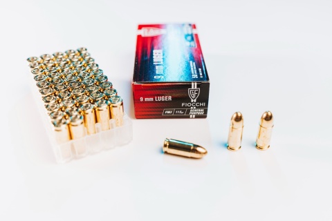 9 PARA / 9 LUGER NABÓJ KULOWY FMJ / 115 / 7,5G FIOCCHI