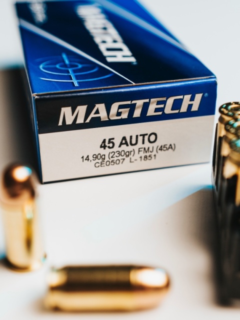 45 AUTO NABÓJ KULOWY FMJ / 230 GRAIN / 14,9 (MAGTECH) 45A