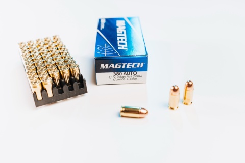 9 SHORT NABÓJ KULOWY FMJ / 380ACP / 95 GRAIN / 6,16G (MAGTECH) 380A