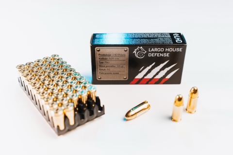 9 PARA NABÓJ KULOWY FMJ / 124 / 8G LHD (LARGO HOUSE DEFENSE)