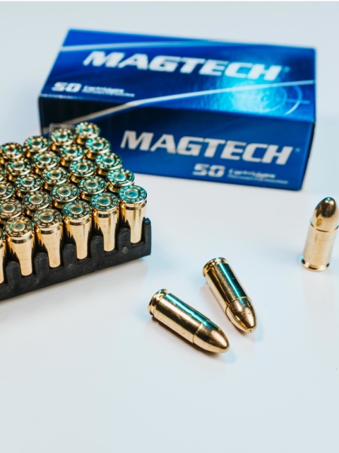 9 PARA NABÓJ KULOWY FMJ / 124 / 8G (MAGTECH) 9B