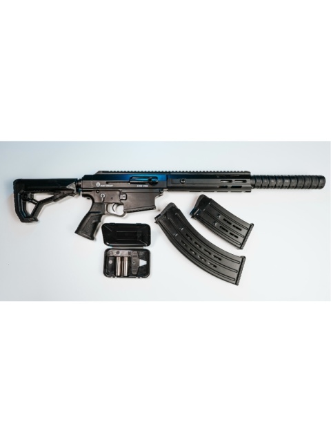 HUNT GROUP AR12 (BLACK), LONG HANGUARD, LUFA 47 CM, MAGAZYNEK 5/10+1, KAL. 12/76