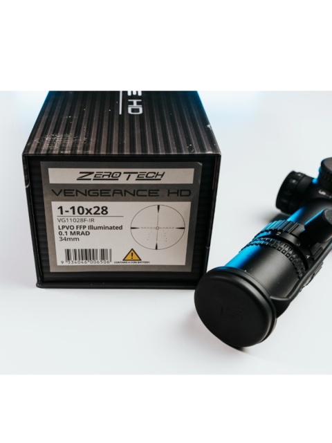 ZEROTECH LUNETA VENGEANCE 1-10X28FFP LPVO VG11028F-IR