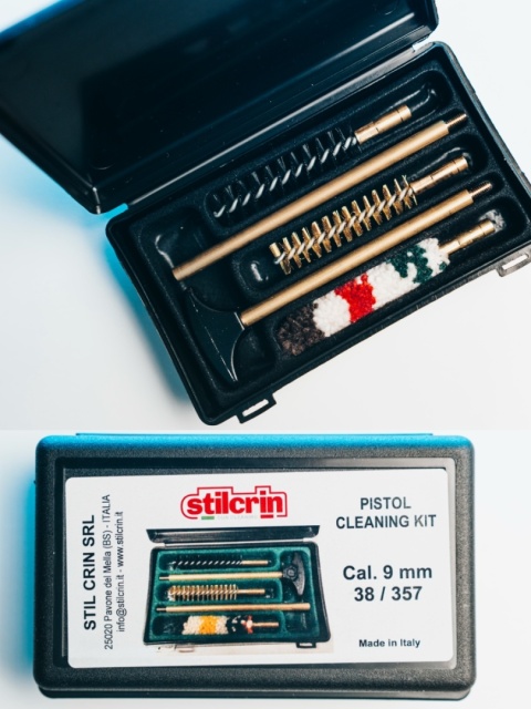 ZESTAW DO CZYSZCZENIA STIL CRIN PISTOLET KAL.9 / 38 / 357 (83_9)