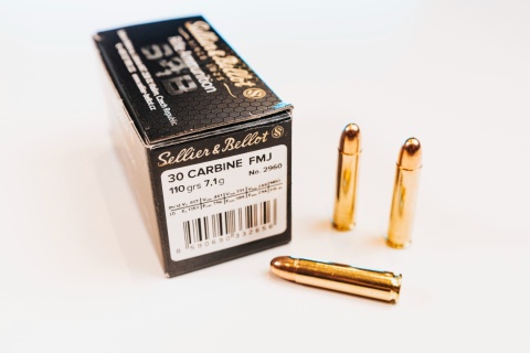 30 CARBINE NABÓJ KULOWY FMJ S&B 7,1G V332652
