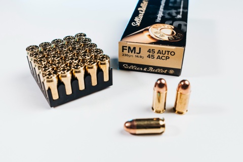 45 AUTO NABÓJ KULOWY FMJ S&B 14,9G V311252