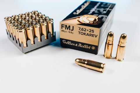 7,62X25 TOKAREV NABÓJ KULOWY FMJ S&B 5,5G V310112