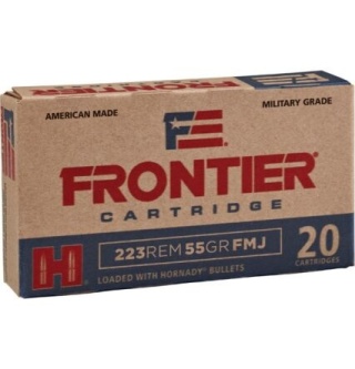 HORNADY KAL. 223 REM FMJ-BT (20) FRONTIER 55GRN / 3,56G FR100