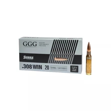 308 WIN NABÓJ KULOWY GGG HPBT GPX13 168GRN 10,9G (1009114) SIERRA