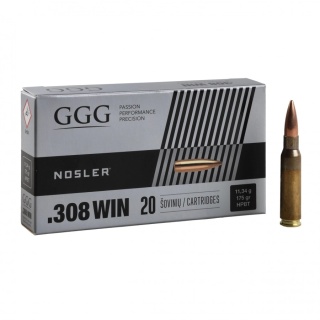 308 WIN NABÓJ KULOWY GGG HPBT GPX15 175GR 11,3G (1009185) NOSLER