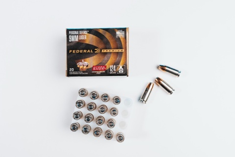 9 PARA NABÓJ KULOWY JHP HYDRA SHOK 124G FEDERAL / P9HS1