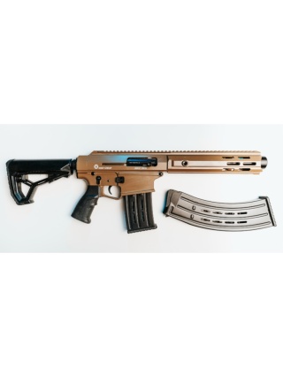 HUNT GROUP AR12 (FDE) LONG HANGUARD, LUFA 26 CM, MAGAZYNEK 5/10+1, KAL. 12/76