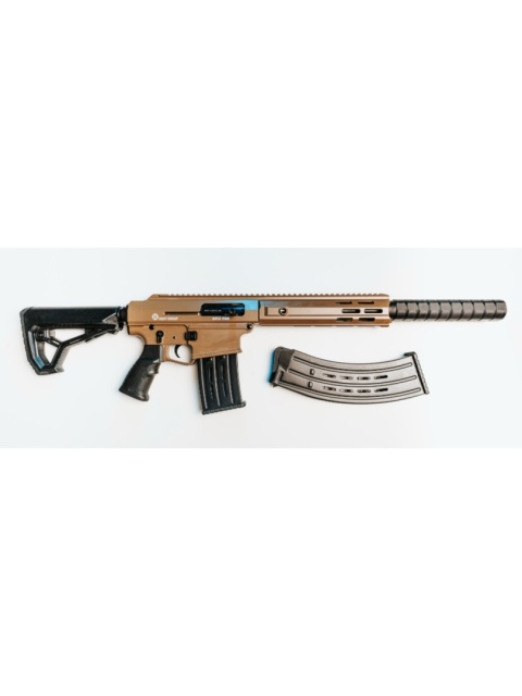 HUNT GROUP AR12 (FDE) LONG HANGUARD, LUFA 47 CM, MAGAZYNEK 5/10+1, KAL. 12/76