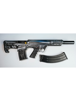 HUNT GROUP FD12 (WHITE DISTRESSED), LUFA 47 CM, MAGAZYNEK 5/10+1, KAL. 12/76, SYS. BULLPUP