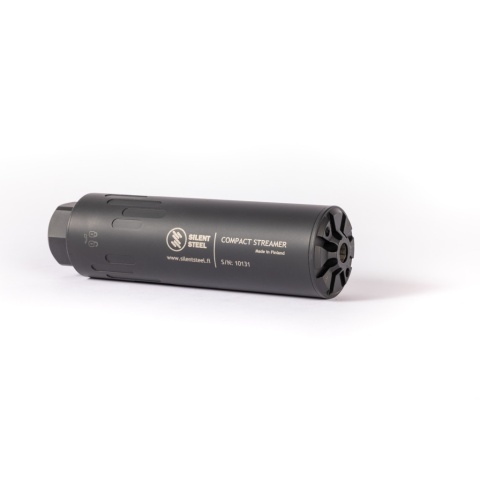 Tłumik do broni Silent Steel Flow Compact Streamer gen3 Steel 5.56 Armor Black 41912 CST556B-SS