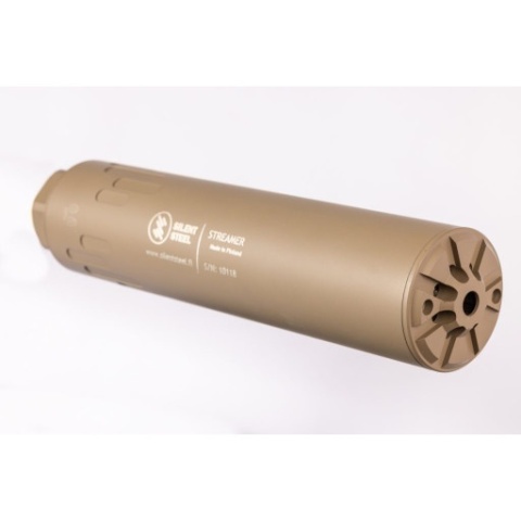 Tłumik do broni Silent Steel Flow Streamer Steel 5.56 Magpul FDE 41824 ST556FDE-SS